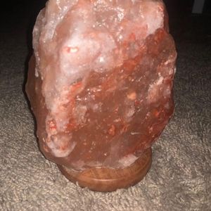 All natural salt lamp